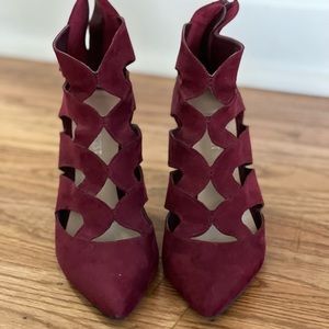 Nine West Burgundy Heels